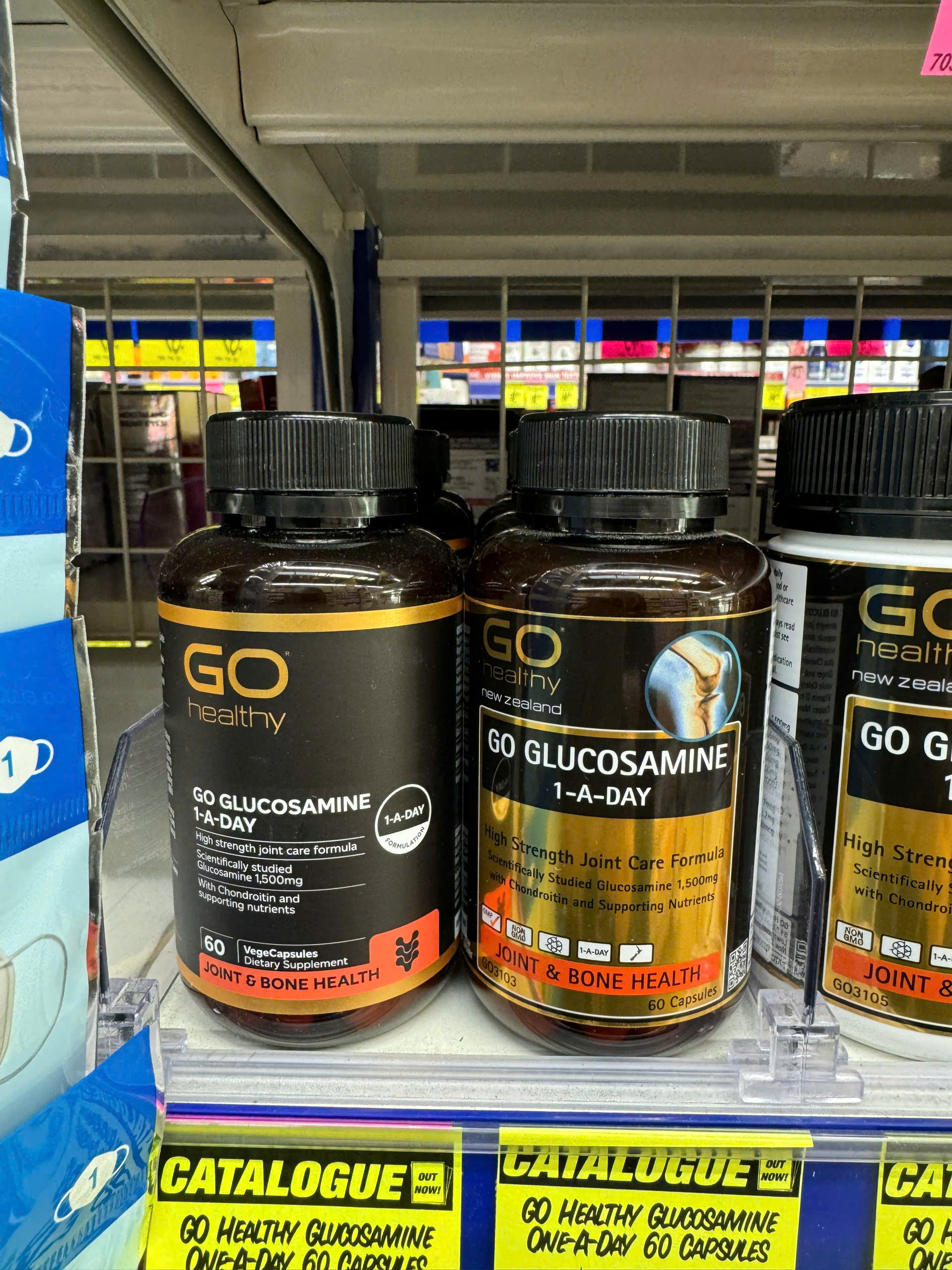 Viên uống hỗ trợ đau khớp Glucosamine 1,500mg Go Healthy